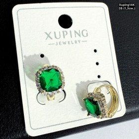 Сережки Xuping14К 10907 (1.3см)
